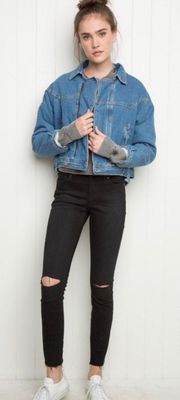 Denim Sherpa Isabelle Jacket