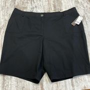 Studio Works NWT Black Slimming Sensations Shorts Size 22W