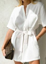 Commense White Romper