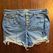 Torrid 5” Vintage High-Rise Denim Jean Shorts 18