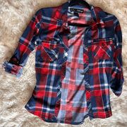 Boutique 3/4 Sleeve Flannel