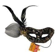 NEW Masquerade Party Mask with Feather