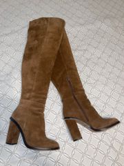 Brown High Heeled Boots