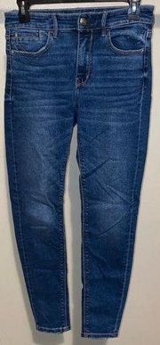 NWOT Stradivarius Low Waist Blue Skinny Jeans size 4