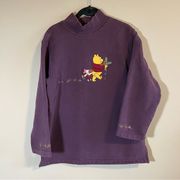 Vintage Disney Store Winnie the Pooh Knotty Pine Trail Sweatshirt Small