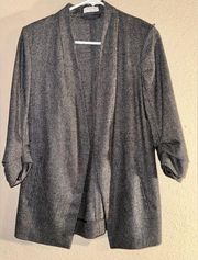 BABATON Aritzia Women's Gray/ Black Fabric Wool Blend Coat Size 6 , Preowned.