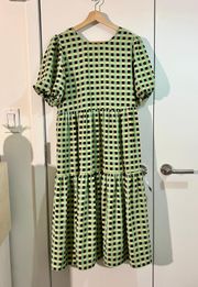 Glamorous Midi Smock Dress In Check, US 4, Excellent Condition 
