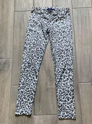 Miley Cyrus max Azria glitter leopard leggings