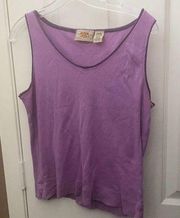 Route 66 ribbed tank top Large