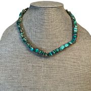 Blue Abalone Shell Necklace