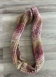 Maurices Purple Ombre Metallic Knit Scarf