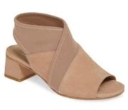 Eileen Fisher Luca Sandal in Latte Size 7.5 Suede
In Color Nude Block Heel NWOB