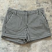 Zac & Rachel Checkered Black And White Shorts