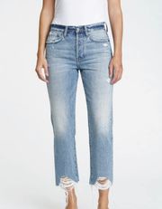 Charlie High Rise Straight Jeans