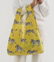 Standard Baggu Ochre Zebra Yellow Green Background Sold Out