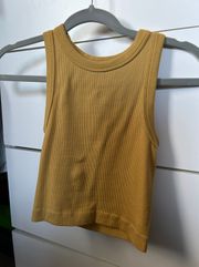 WallFlower Yellow Racer Top