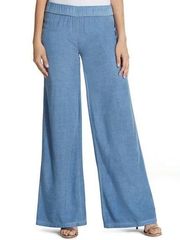 Chico’s Washed Palazzo Pants Size Small light blue