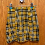 Derek Heart  Plaid Skirt Size S