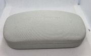 Warby Parker White Glasses Case with Blue Lining