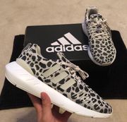 Adidas Swift Run Animal Print Running Shoes Sneakers New