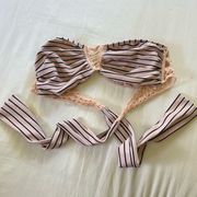 Acacia Stripped Crochet Bikini Top