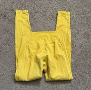 Alphalete Yellow  Pulse Kinetic Leggings Size Medium