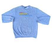 Back To  Grey Graphic Back To The Future Crewneck Sweater