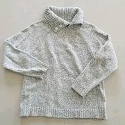 Gray Karen Scott Turtleneck Knit Sweater