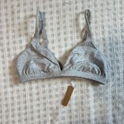 Skims heather grey bralette Size M