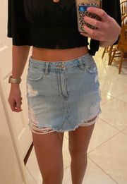 Jean Skirt