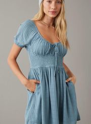 AE SMOCKED CORSET MINI DRESS