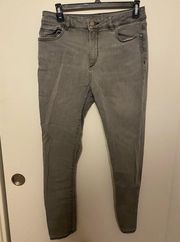 GUC DL1961 grey stretchy jeans with stripe size 28 WOMENS