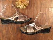 Bjorndal Clancy Sandals Bronze Leather Size 9