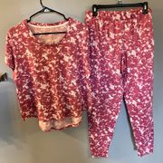 Secret Treasures 2 pc PJs Womens Pink & White Size Large