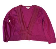 New York & Company one button cardigan sweater Size small