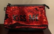 Kiss me flip sequin Victoria secret bag