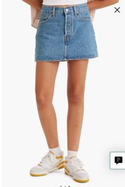 Icon Denim Mini Skirt