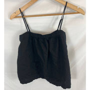 Treasure & Bond Linen Blend Tank Black Size XXS