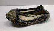 Giorgio Armani 36.5 Snake Print Ballet Flats