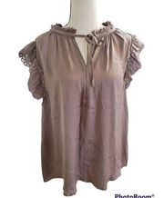 NWT Adyson Parker in Mocha Size 1X Blouse