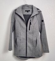 𝅺ANDREW Marc Scuba Jacket Removeable Hood Gray Size: S