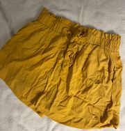 Yellow Tie Shorts