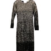 Adrienne Vittadini Vintage Sequin Bodycon MIDI Dress