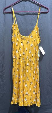 Yellow Floral Dress