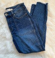 Vineyard Vines High Rise Printed Denim Jeans Stars Size 27