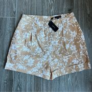 Rag & Bone Ivy Print Linen Blend Shorts