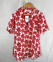 Faithfull the Brand Charlita Linen Shirt Dress Top Size US 4