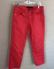 Calvin Klein pink jeans skinny crop size 8‎ stretch pockets