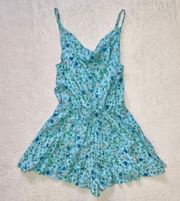 NWOT Isabelle’s Cabinet Cowl Neck Floral Romper size Small!