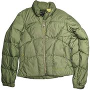 Marmot Spring Green 650 Goose Down Fill Insulated Quilted Puffer Jacket XS